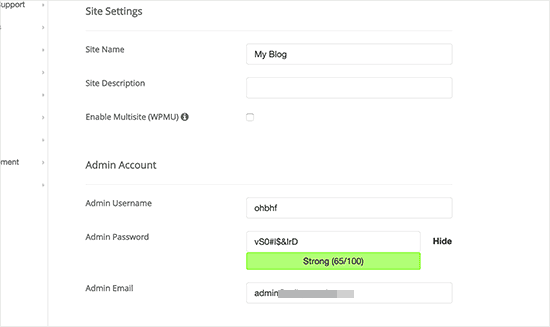 strong password