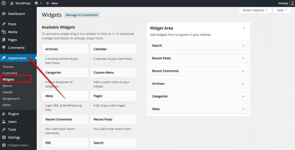 Wordpress Widgets