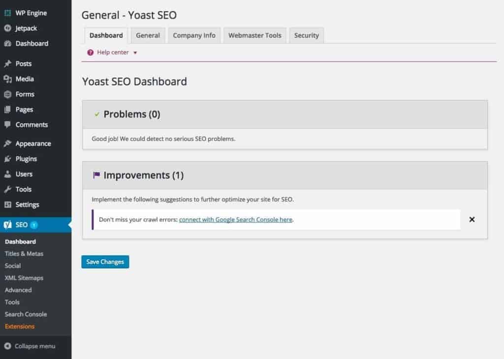 Wordpress Yoast SEO