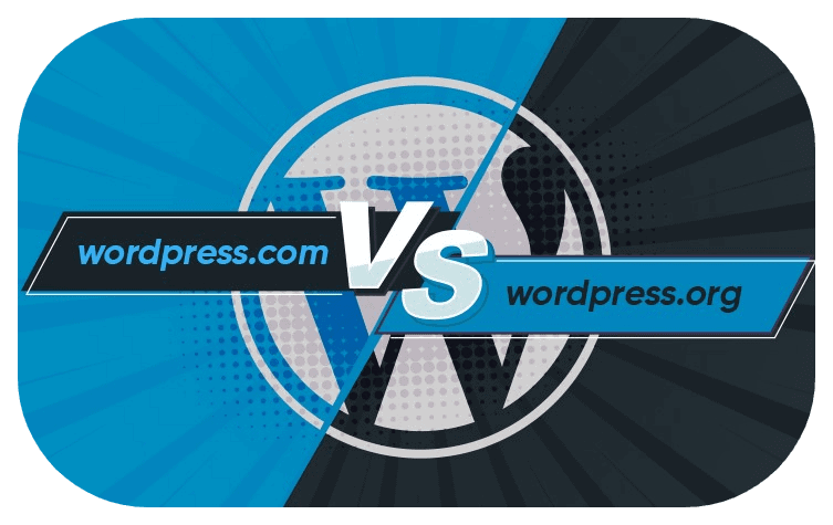 wordpress com vs org logo