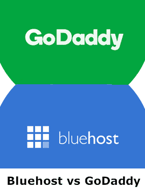 Bluehost vs GoDaddy icon