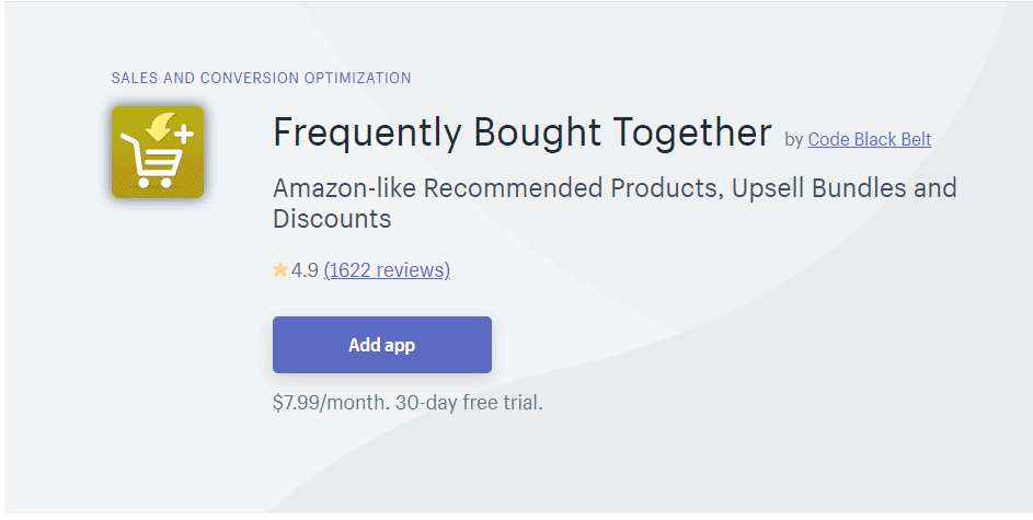 amazon like frequently bought together app