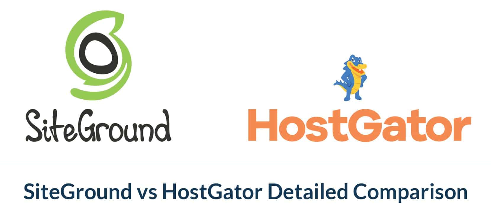 siteground vs hostgator comparison