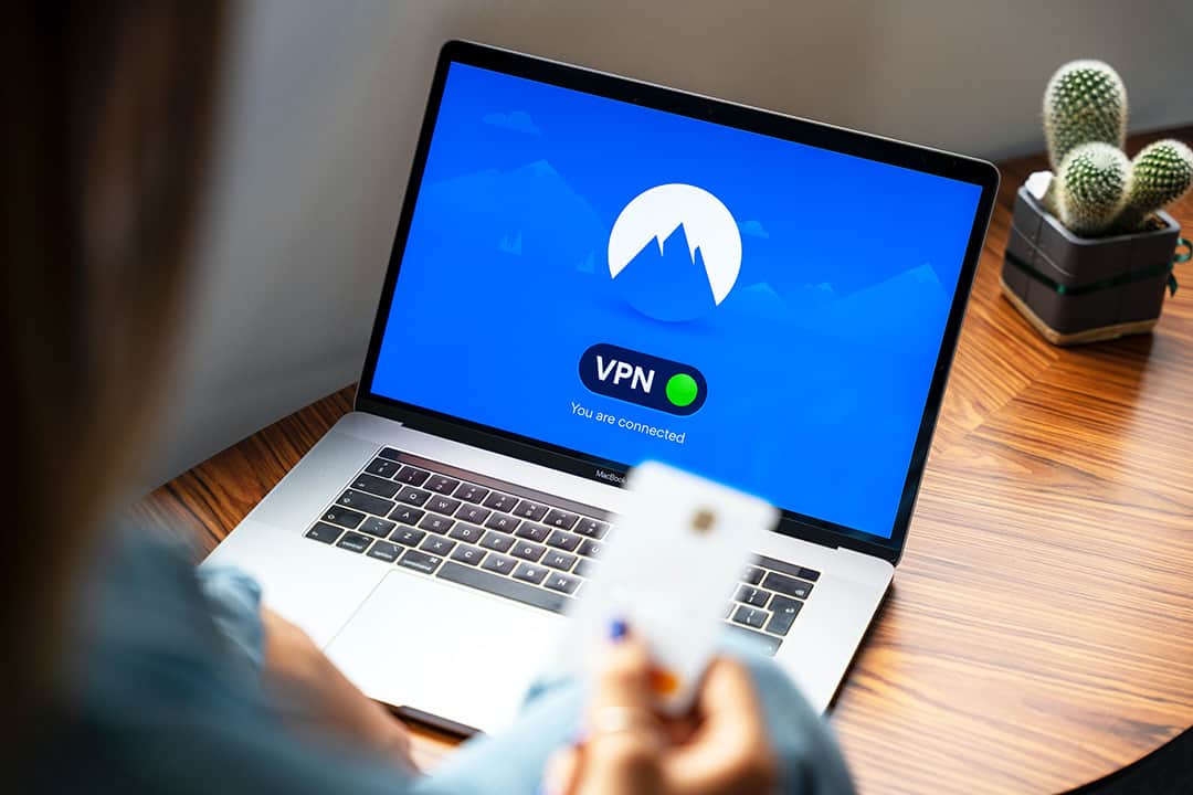 laptop using a vpn service